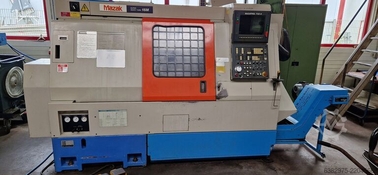 CNC soustružnicko-frézovací centrum Mazak 1. Hand nur Einzelteile SQT-15M