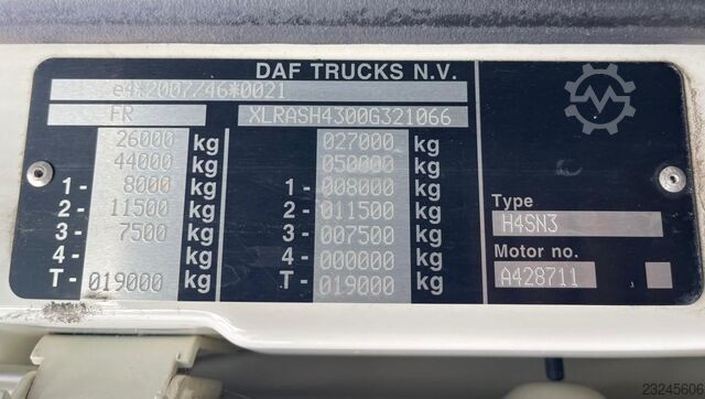 DAF XF 480 Ralentisseur, télécommande, EURO 6D MVI2226 DAF XF 480 Retarder, Afstandsbediening, EURO 6D