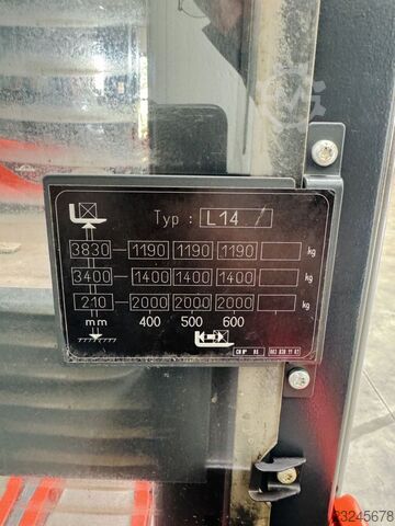 Gerbeur manuel Linde L 14 i Batterie Bj.23