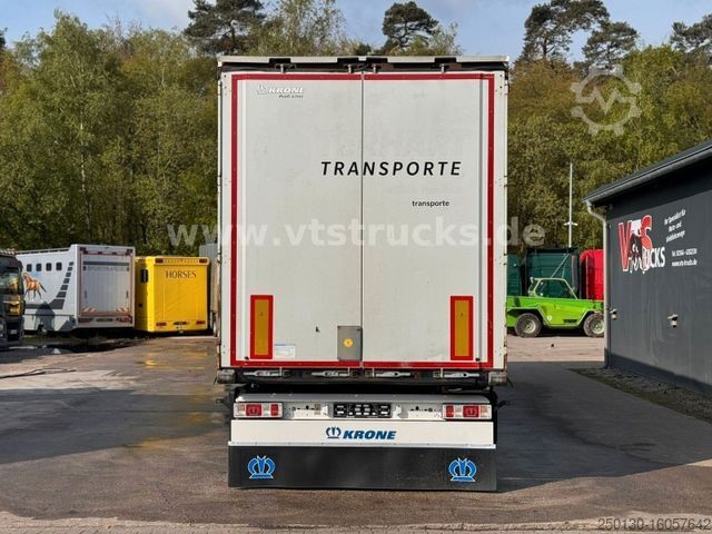 Brandalı açık yarı römork KRONE SD Pritsche + Plane Edscha-Verdeck