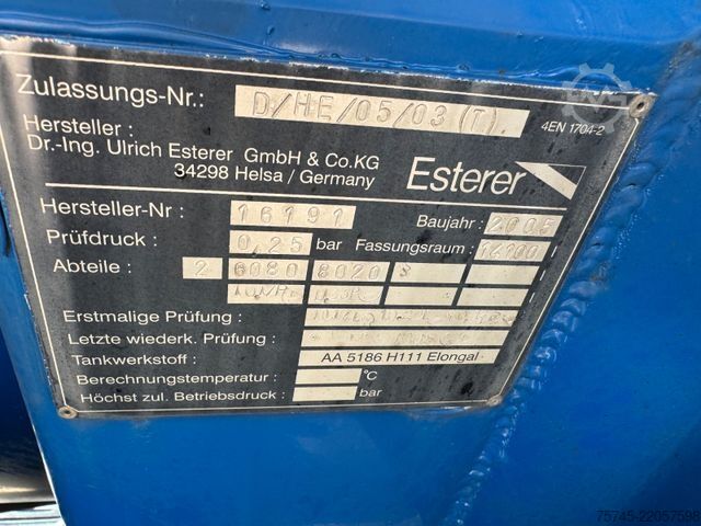 Cisternové vozidlo MERCEDES-BENZ ACTROS 1841 * TANKWAGEN * EPS*ESTERER*OBEN UNTEN