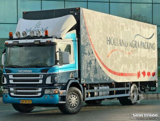 Skříňový nákladní automobil SCANIA P230 EURO 3 AIRCO MANUAL GEARBOX VAN BEURDEN ISO