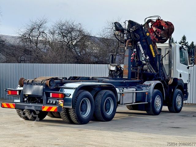 Haakarm vrachtwagen DAF CF 85.430 * ABROLLKIPPER + JONSERED J1320 Z /8x4