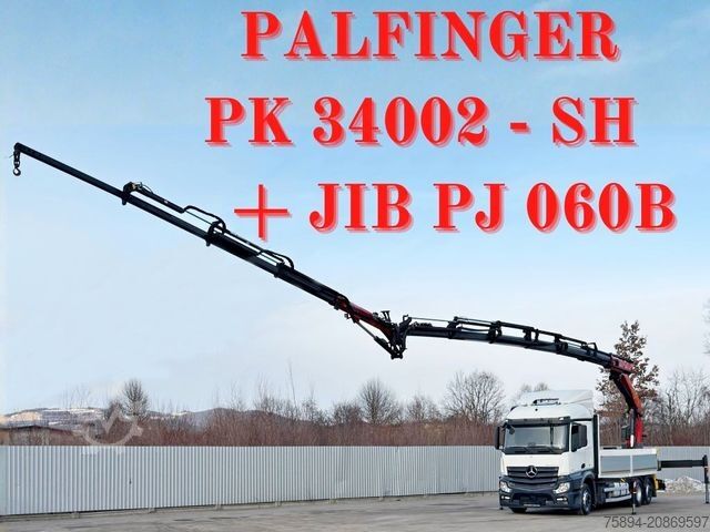 Autokran MERCEDES-BENZ ACTROS 2545 * PK 34002 - SH +JIB /FUNK* 6x2