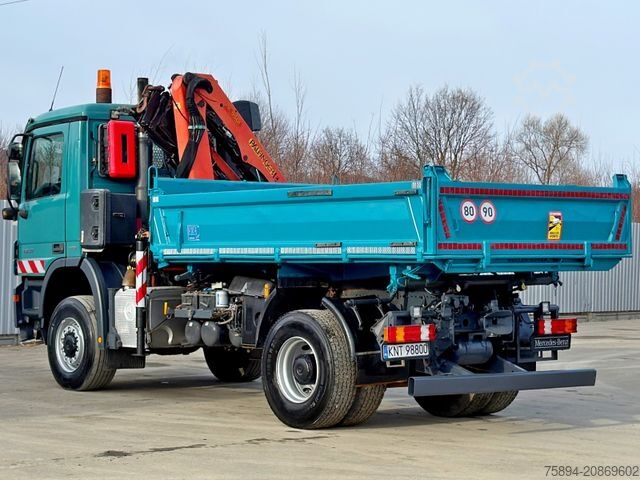 Kiepwagen MERCEDES-BENZ ACTROS 1832 * KIPPER 4,00 m + PK 9501 * 4x4