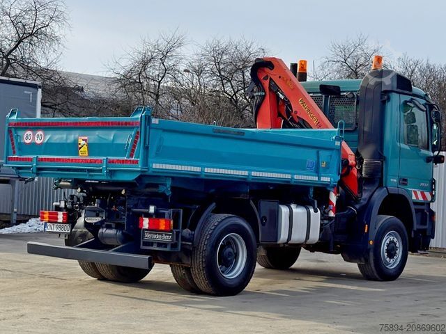 Kiepwagen MERCEDES-BENZ ACTROS 1832 * KIPPER 4,00 m + PK 9501 * 4x4