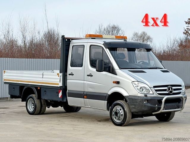 Furgon z żurawiem samochodowym MERCEDES-BENZ Sprinter  519 CDI * 4x4 * TOP