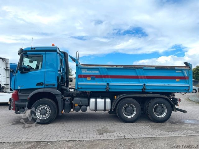 Driezijdige kipper MERCEDES-BENZ 2643 /6x6H ALLRAD/Meiller/Bordmatik/Schneeplatte