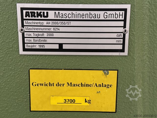 Mechanische Presse ARKU RM 3035 +AH 2000 ARKU RM 3035 + AH 2000