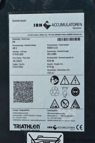 Handmatige palletwagen Jungheinrich ETV 216 Batterie Bj2023