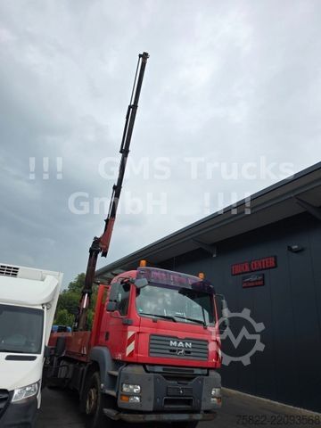 Ladbil med lad MAN TGA 26.480 / 6X4 / Palfinger Kran PK 36002