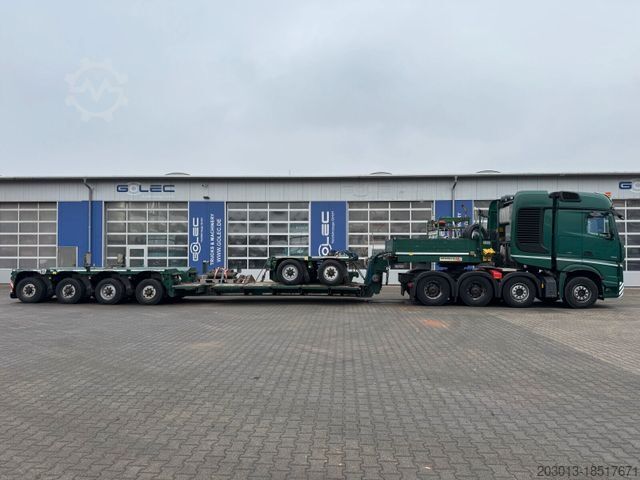 Dieplader oplegger FAYMONVILLE STBZ-6VA Tieflader 4+2 Achse + Schwerlast *83 T