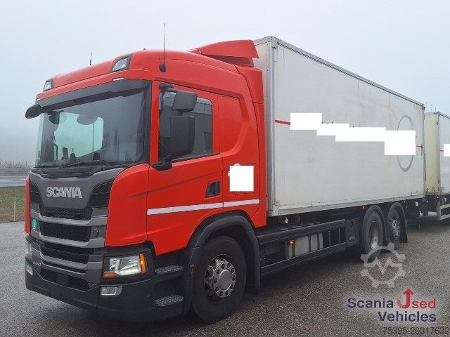 Furgão frigorífico Scania G 450 Kühler Durchlader Komplettzug !!