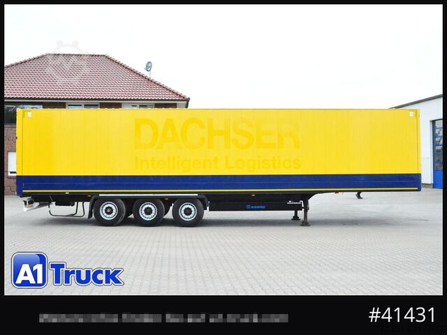 Box-semitrailer KRONE SDK 27, Koffer, Doppelstock, 386.424km