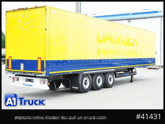 Box-semitrailer KRONE SDK 27, Koffer, Doppelstock, 386.424km