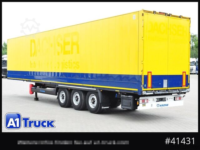Box-semitrailer KRONE SDK 27, Koffer, Doppelstock, 386.424km