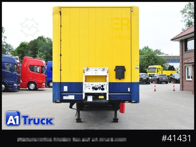 Box-semitrailer KRONE SDK 27, Koffer, Doppelstock, 386.424km