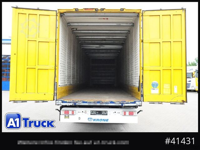 Box-semitrailer KRONE SDK 27, Koffer, Doppelstock, 386.424km