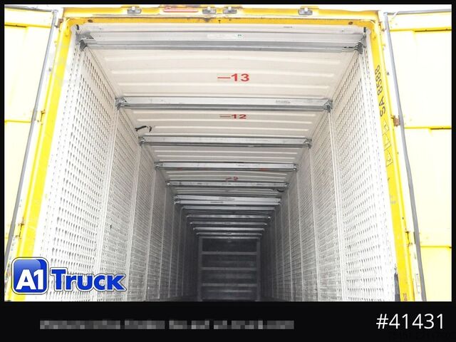 Box-semitrailer KRONE SDK 27, Koffer, Doppelstock, 386.424km