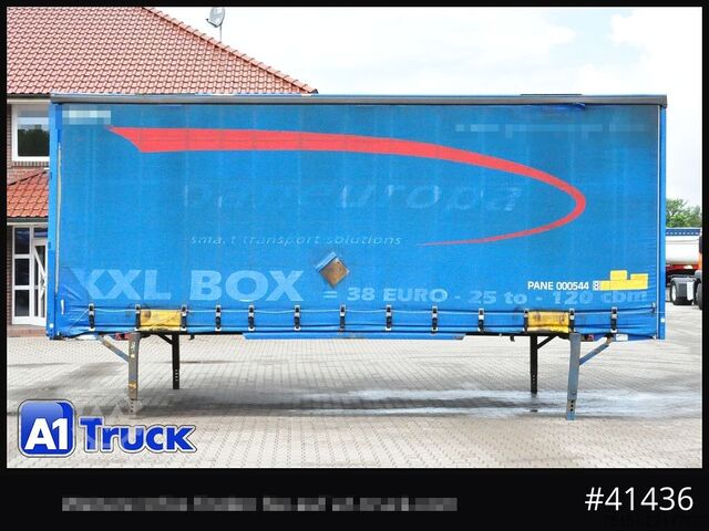 Udskifteligt lad med platform og presenning KRONE Wechselbrücke Jumbo BDF 7,82, Code XL,