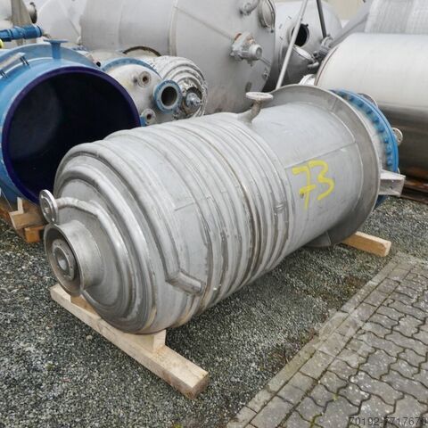 1969 liter verwarmbare/koelbare reactorvat van V4A met 1,1 kW explosieveilige roerder  