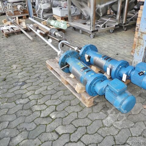 1969 liter verwarmbare/koelbare reactorvat van V4A met 1,1 kW explosieveilige roerder  