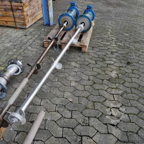 1969 liter verwarmbare/koelbare reactorvat van V4A met 1,1 kW explosieveilige roerder  