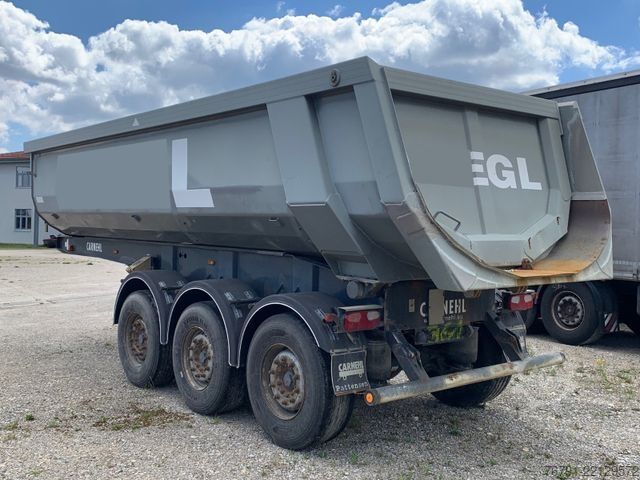 Tippsemitrailer CARNEHL CHKS/AH_ Alu Rundmulde_ Stahl Rahmen_ 4.700 kg