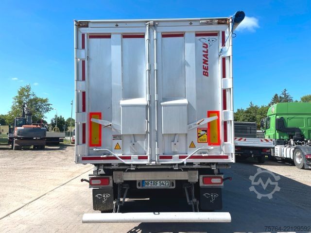 Semirremolque volquete BENALU 52m³ Alu Getreidekipper/5,5t LEER/Kombitür/MIETE