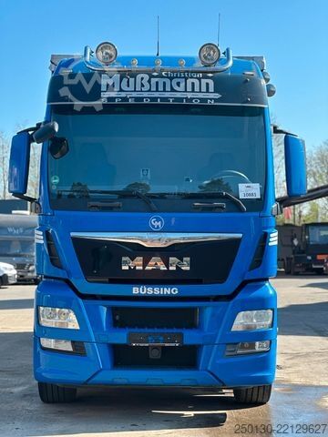 Camião plataforma com lona MAN TGX 26.440 6x2 BL Plane & Retarder /EDSCHA