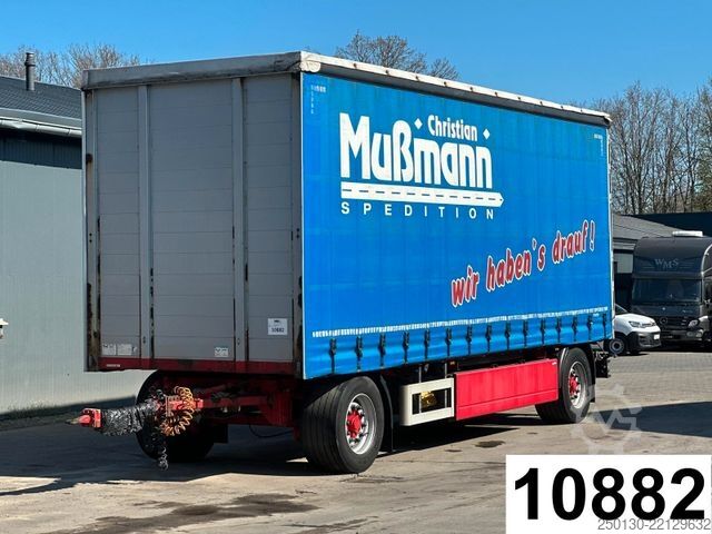 Reboque aberto com lona  Langfeld LPA 18L 7700 Curtainsider mit EDSCHA