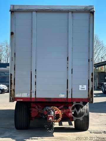 Reboque aberto com lona  Langfeld LPA 18L 7700 Curtainsider mit EDSCHA