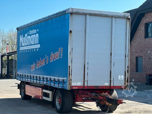 Reboque aberto com lona  Langfeld LPA 18L 7700 Curtainsider mit EDSCHA