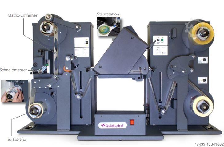 LF-100 Lamineren & ponsen in één machine Quick Label LF-100