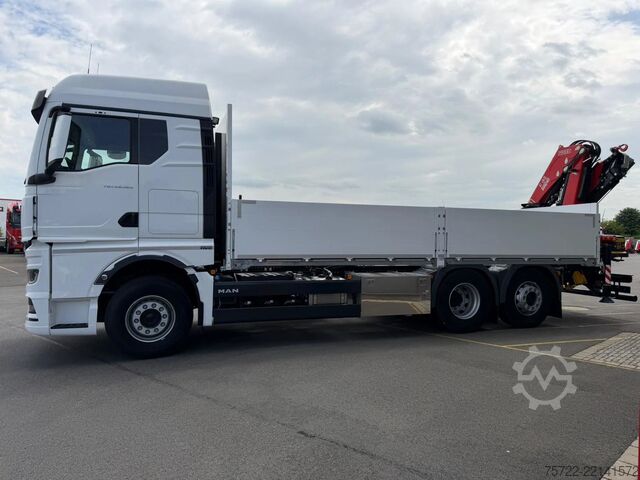 Yükleme platformu MAN TGX 26.520 6x2-4 BL Baustoff-Pritsche FASSI F19...