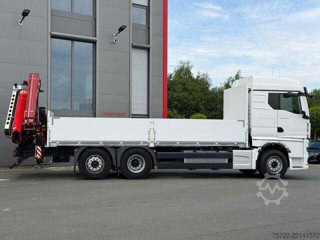 Yükleme platformu MAN TGX 26.520 6x2-4 BL Baustoff-Pritsche FASSI F19...