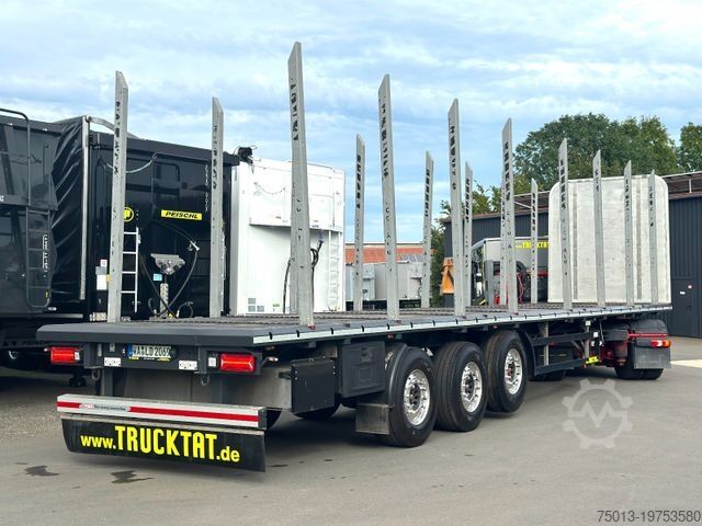 Rönkhordó félpótkocsi Plateau f. Rund- u. Schnittholz, MIETEN?