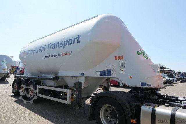 Silo sættevogn FELDBINDER EUT 37.5, 1 Kammer, Luft-Lift, 27m³, SAF-Achsen