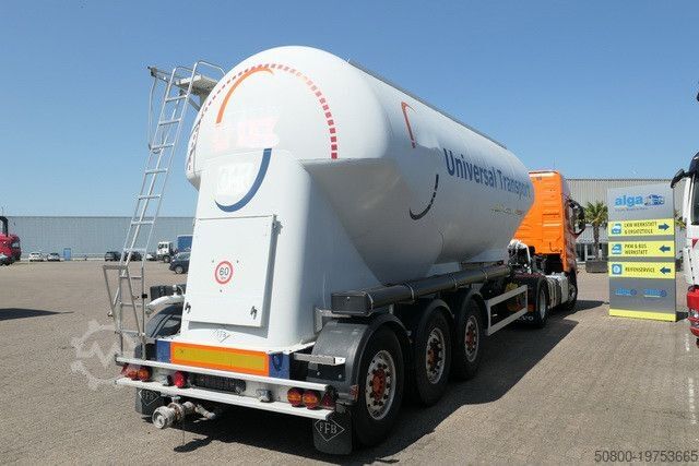 Silo sættevogn FELDBINDER EUT 37.5, 1 Kammer, Luft-Lift, 27m³, SAF-Achsen