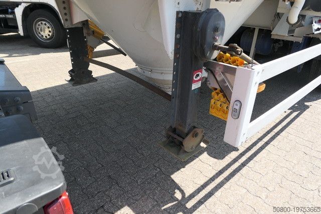 Silo sættevogn FELDBINDER EUT 37.5, 1 Kammer, Luft-Lift, 27m³, SAF-Achsen