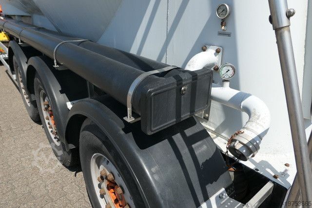 Silo sættevogn FELDBINDER EUT 37.5, 1 Kammer, Luft-Lift, 27m³, SAF-Achsen