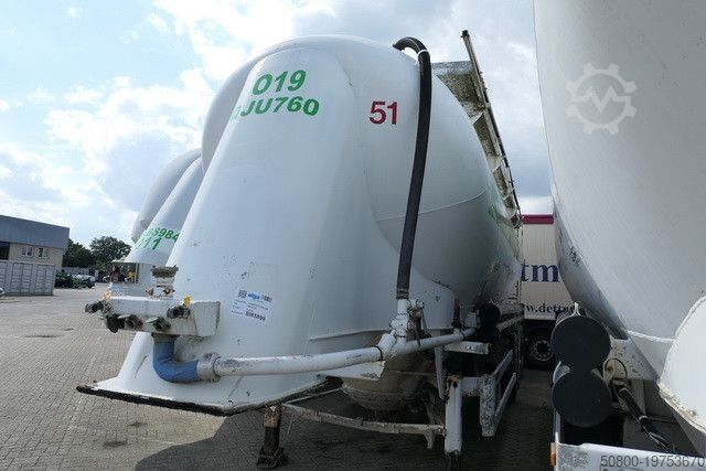 Silo sættevogn SPITZER SF 2743 PI, Zement, Alu-Felgen, 43m³, 1 Kammer