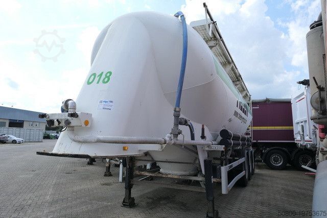 Silo sættevogn SPITZER SF 2737 PI, Zement, 37m³, Alu-Felgen, 1 Kammer