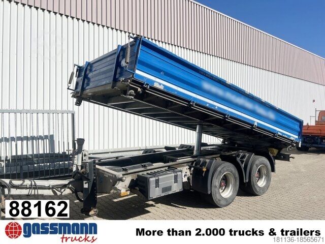 Dreiseitenkipper Anhänger TTD 19 Schwebheim, Rampenschacht, Verzinkt