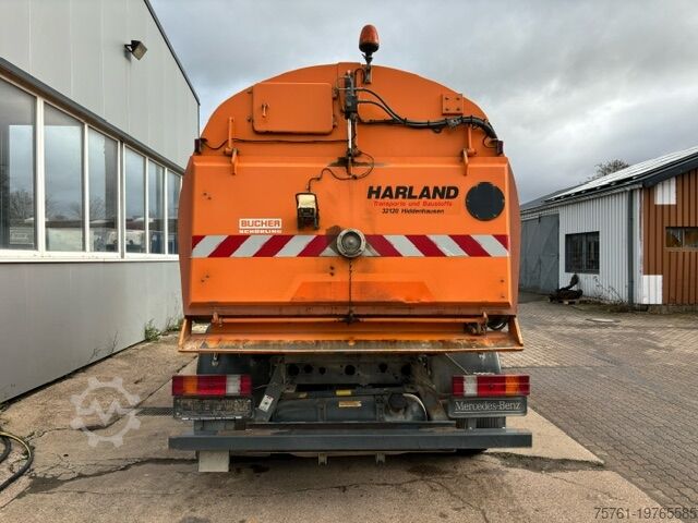 Teherautóra szerelt seprőgép Mercedes-Benz MB 1417 K Bucher Cityfant 60