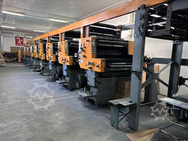 Prasa drukarska offsetowa Solna D 25 8 units / A5 folder