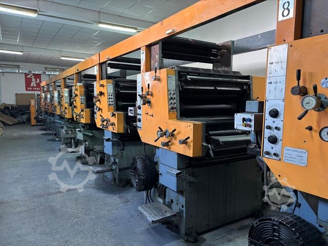 Prasa drukarska offsetowa Solna D 25 8 units / A5 folder