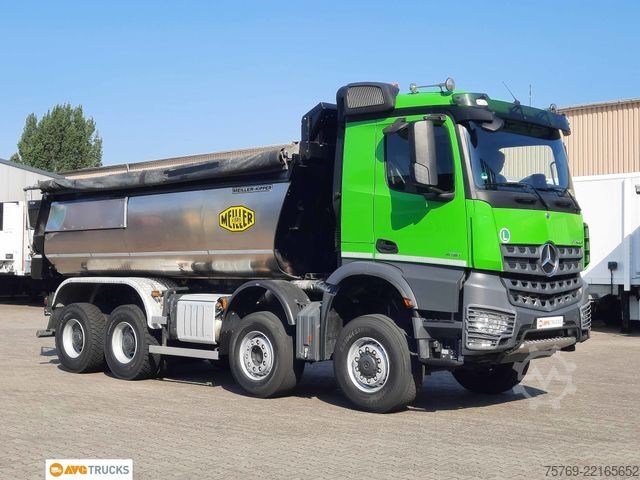 Trójstronna wywrotka MERCEDES-BENZ 4151 AK 8X6/4 Meiller Thermo-Kipper Retarder