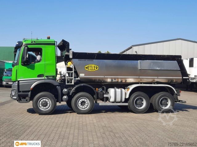 Trójstronna wywrotka MERCEDES-BENZ 4151 AK 8X6/4 Meiller Thermo-Kipper Retarder