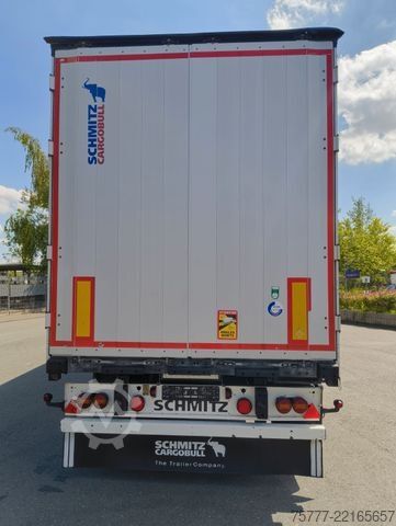 Open oplegger met zeil SCHMITZ CARGOBULL SCS 24-Coil-Hubdach- Edscha-Alu-Lift